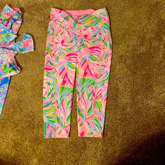 Lilly Pulitzer Cox my world large leggings - Picture 1 of 1